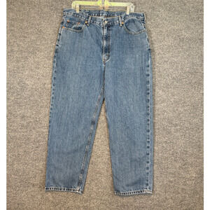 Levis‎ 550 Jeans Mens 40x30 Blue Denim Pants Straight Leg Casual Classic
